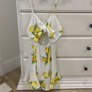 Capri Lemon Mini Dress